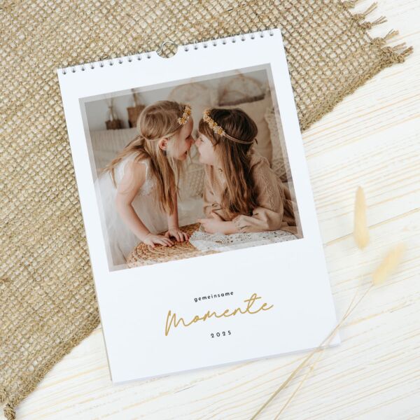 Wandkalender Gold