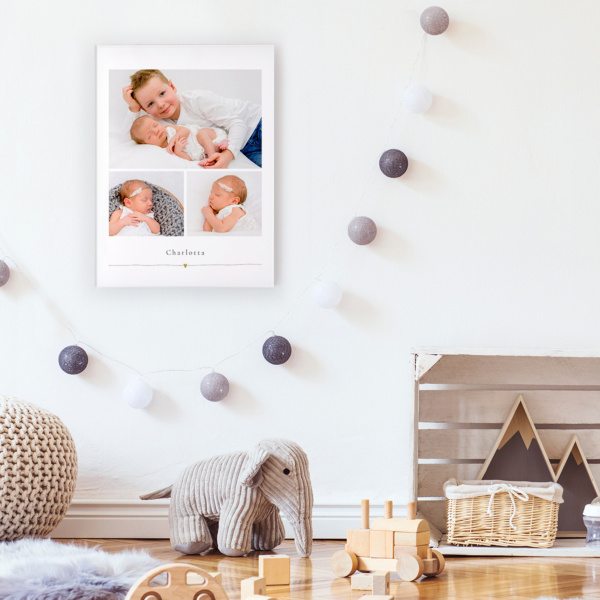 Acryl Glas voll mit Liebe