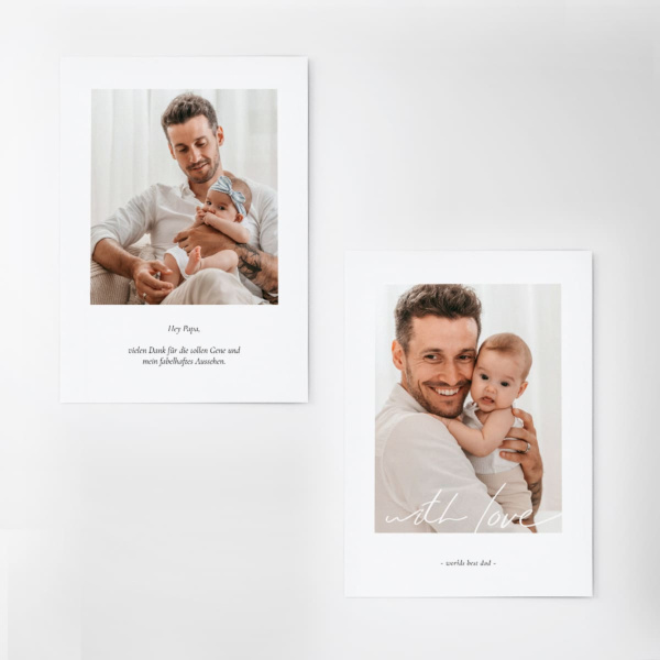 Grusskarte Familienglück