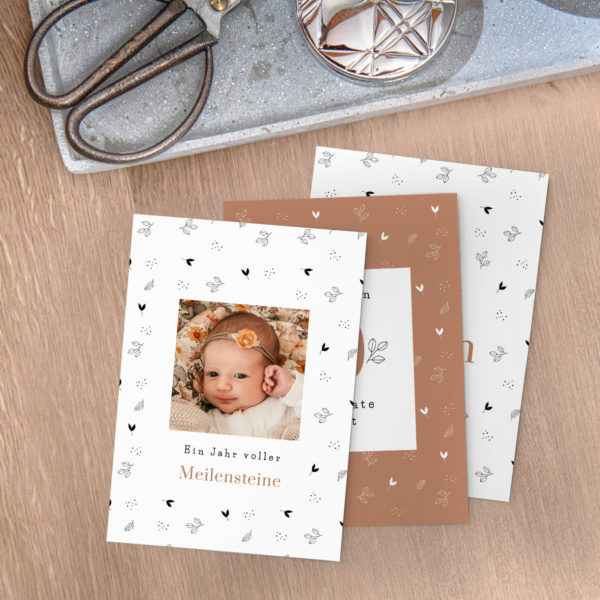 Meilensteinkarten - Lieblich